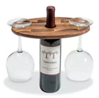 Wine Glasses & Tray